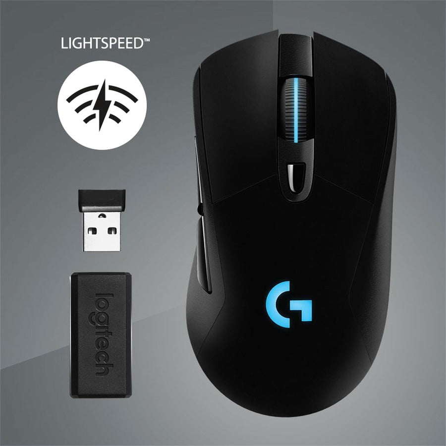 Logitech G703 LIGHTSPEED Wireless Gaming Mouse with HERO 16K Sensor and RGB Lighting