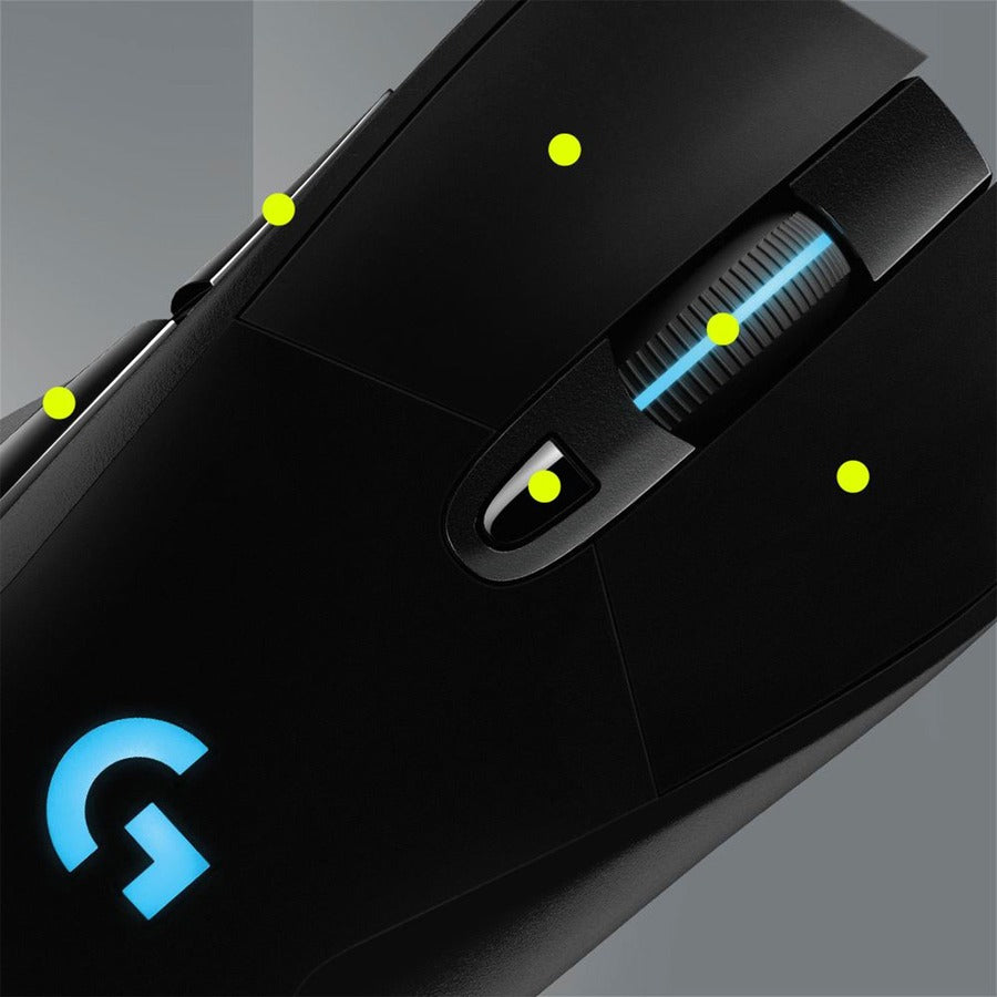 Logitech G703 LIGHTSPEED Wireless Gaming Mouse with HERO 16K Sensor and RGB Lighting