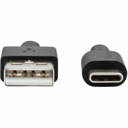 Eaton Tripp Lite Series Heavy-Duty USB-A to USB-C Cable, 10 ft, Gray - Durable USB 2.0 Data Transfer and Charging Cord with Reinforced UHMWPE and Aramid Fiber Construction