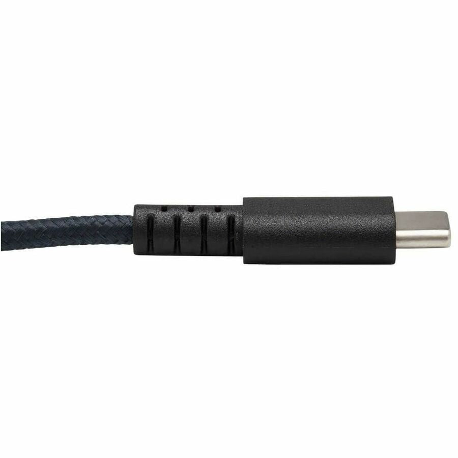 Eaton Tripp Lite Series Heavy-Duty USB-A to USB-C Cable, 10 ft, Gray - Durable USB 2.0 Data Transfer and Charging Cord with Reinforced UHMWPE and Aramid Fiber Construction
