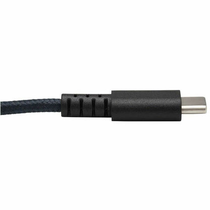 Eaton Tripp Lite Series Heavy-Duty USB-A to USB-C Cable, 10 ft, Gray - Durable USB 2.0 Data Transfer and Charging Cord with Reinforced UHMWPE and Aramid Fiber Construction