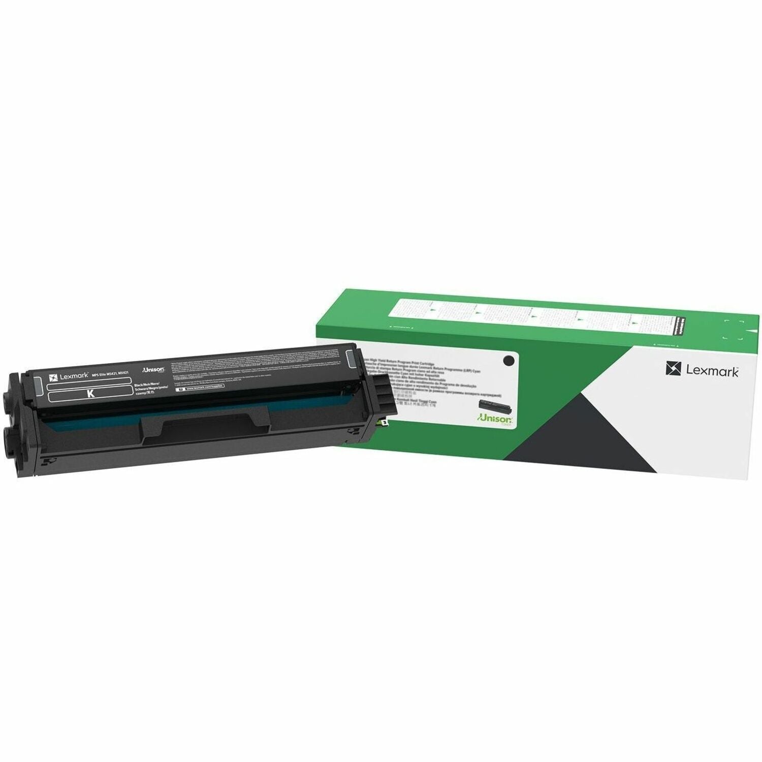 Lexmark Original Laser Toner Cartridge 20N10K0 Black for Lexmark Color Laser Printers