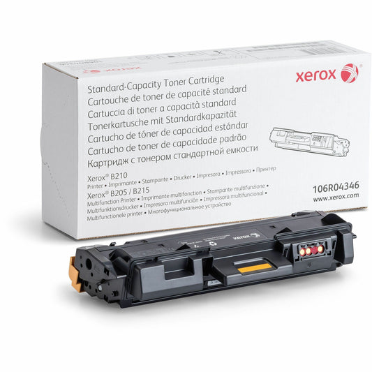 Xerox Genuine B205/B210/B215 Black Standard Capacity Toner Cartridge (1500 Pages) - Part 106R04346