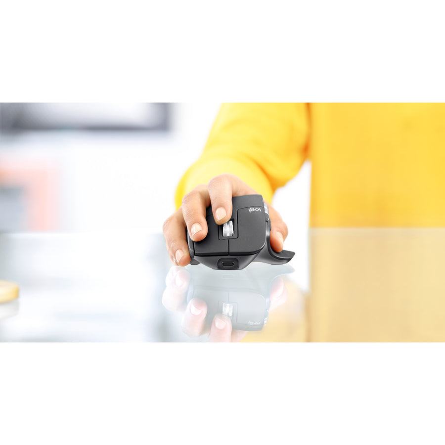 Logitech MX Master 3 Wireless Mouse - Advanced Precision, Customizable Controls, 4000 DPI