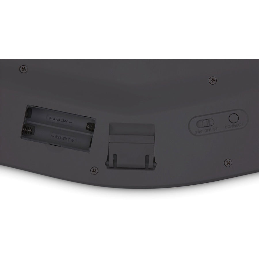 Kensington Pro Fit Ergo Wireless Keyboard-Black with Dual Bluetooth and 2.4 GHz Connectivity
