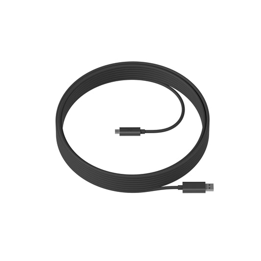 Logitech Strong USB 10m Active Optical USB 3.2 Cable with USB-C to USB-A Connector