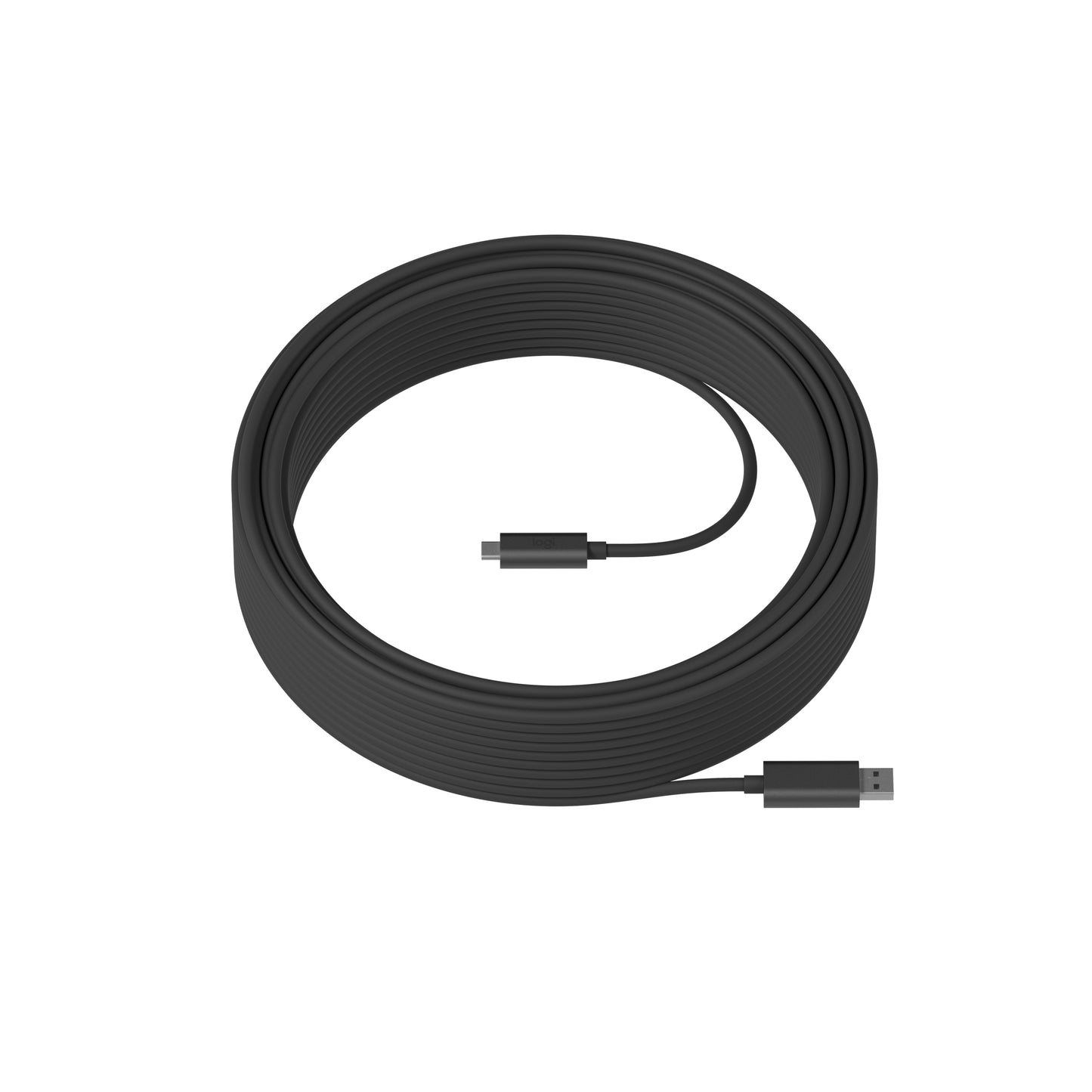 Logitech Strong USB 25m Active Optical USB 3.2 Cable — High-Speed Data Transfer for Commercial Environments