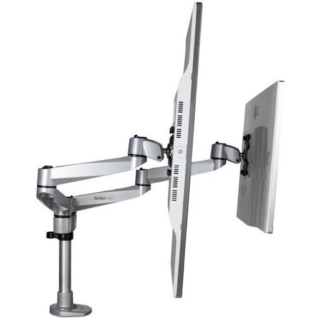 StarTech.com ARMDUALPS Dual Monitor Mount - Articulating Desk Mount for 27-inch Displays