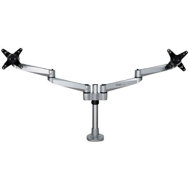 StarTech.com ARMDUALPS Dual Monitor Mount - Articulating Desk Mount for 27-inch Displays