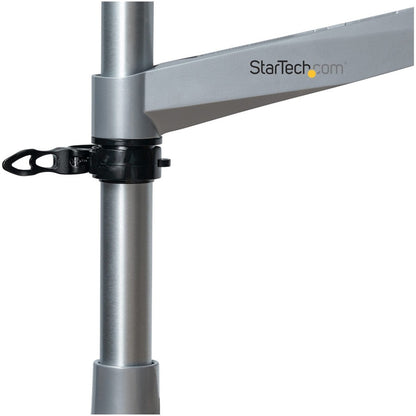 StarTech.com ARMPIVOTB2 Desk Mount Monitor Arm for 30 to 49-Inch Displays with Height Adjustment and Articulating Arm