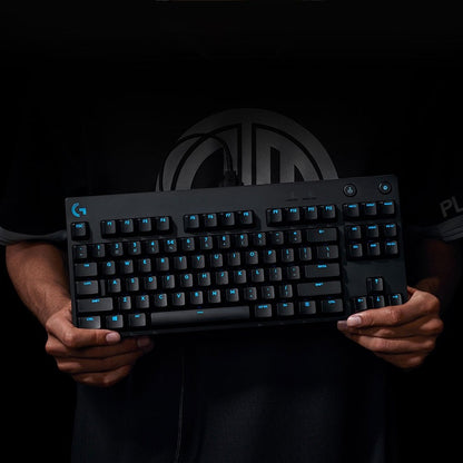 Logitech PRO Mechanical Gaming Keyboard with Romer-G Tactile Switches and LIGHTSYNC RGB