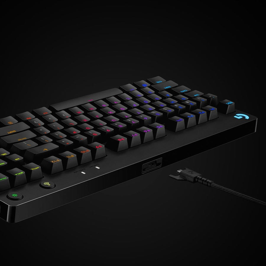 Logitech PRO Mechanical Gaming Keyboard with Romer-G Tactile Switches and LIGHTSYNC RGB
