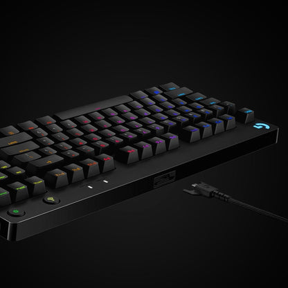 Logitech PRO Mechanical Gaming Keyboard with Romer-G Tactile Switches and LIGHTSYNC RGB