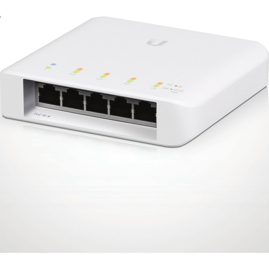 Ubiquiti USW-Flex 5-Port Layer 2 Gigabit PoE Switch for Indoor and Outdoor Networks