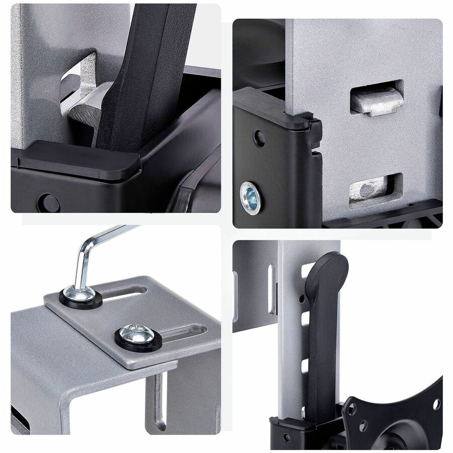 StarTech.com ARMCBCLB Cubicle Monitor Mount with Micro-Adjustment for 17 to 34-Inch Displays
