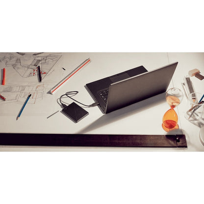 WD My Passport 4TB Portable External Hard Drive - Slim Black Design with USB 3.0 and Built-in Encryption