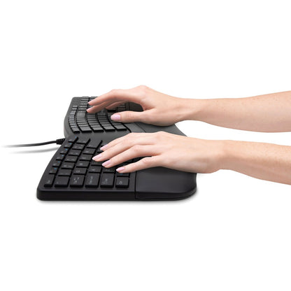 Kensington Pro Fit Ergo Wired Keyboard with Adjustable Tilt and Wrist Rest