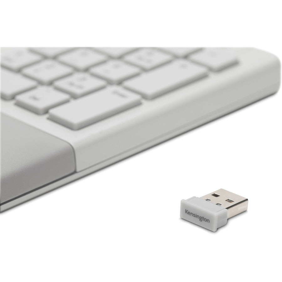 Kensington Pro Fit Ergo Wireless Keyboard and Mouse - Gray, Ergonomic Design with Dual Wireless Connectivity