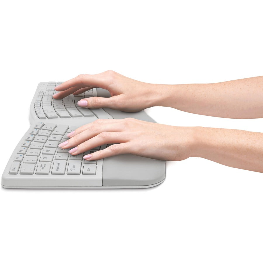 Kensington Pro Fit Ergo Wireless Keyboard and Mouse - Gray, Ergonomic Design with Dual Wireless Connectivity
