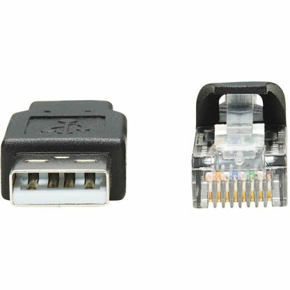 Eaton Tripp Lite Series USB-A to RJ45 Rollover Console Cable (U009-015-RJ45-X) – 15 ft. Cisco Compatible Data Transfer Cable
