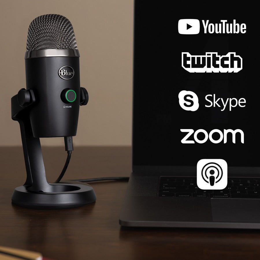 Blue Yeti Nano Wired Condenser Microphone for Streaming and Recording