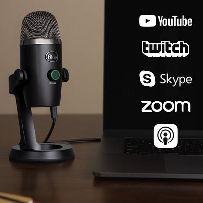 Blue Yeti Nano Wired Condenser Microphone for Streaming and Recording
