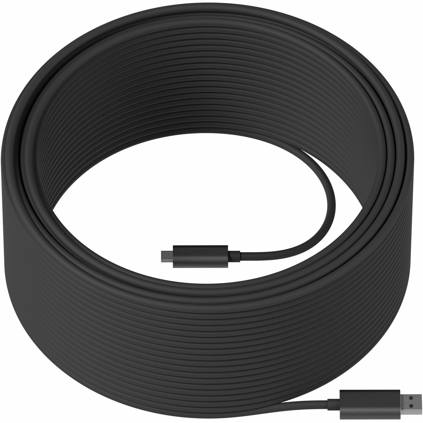 Logitech Strong USB 45m Active Optical USB 3.2 Cable – Long-Range Data Transmission for Meeting Rooms and Commercial Environments