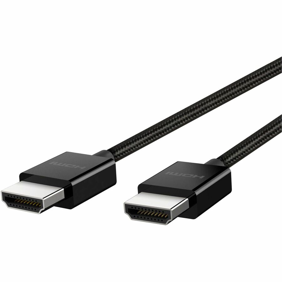 Belkin 8K Ultra High Speed HDMI 2.1 Braided Cable – 3.3 ft, Supports 4K & 8K HDR, Dolby Vision & eARC for Gaming & Streaming
