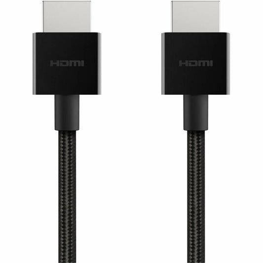 Belkin 8K Ultra High Speed HDMI 2.1 Braided Cable – 3.3 ft, Supports 4K & 8K HDR, Dolby Vision & eARC for Gaming & Streaming