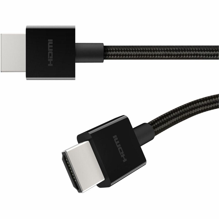 Belkin 8K Ultra High Speed HDMI 2.1 Braided Cable – 3.3 ft, Supports 4K & 8K HDR, Dolby Vision & eARC for Gaming & Streaming