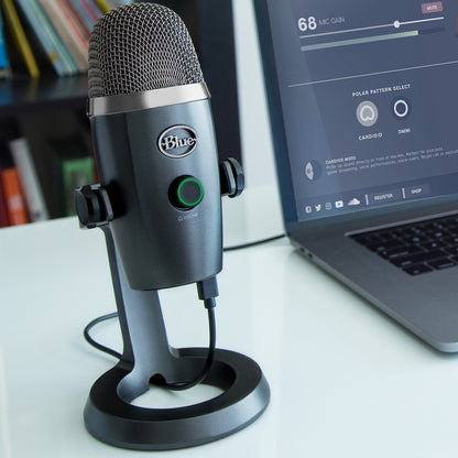 Blue Yeti Nano Wired Condenser Microphone for Streaming and Recording