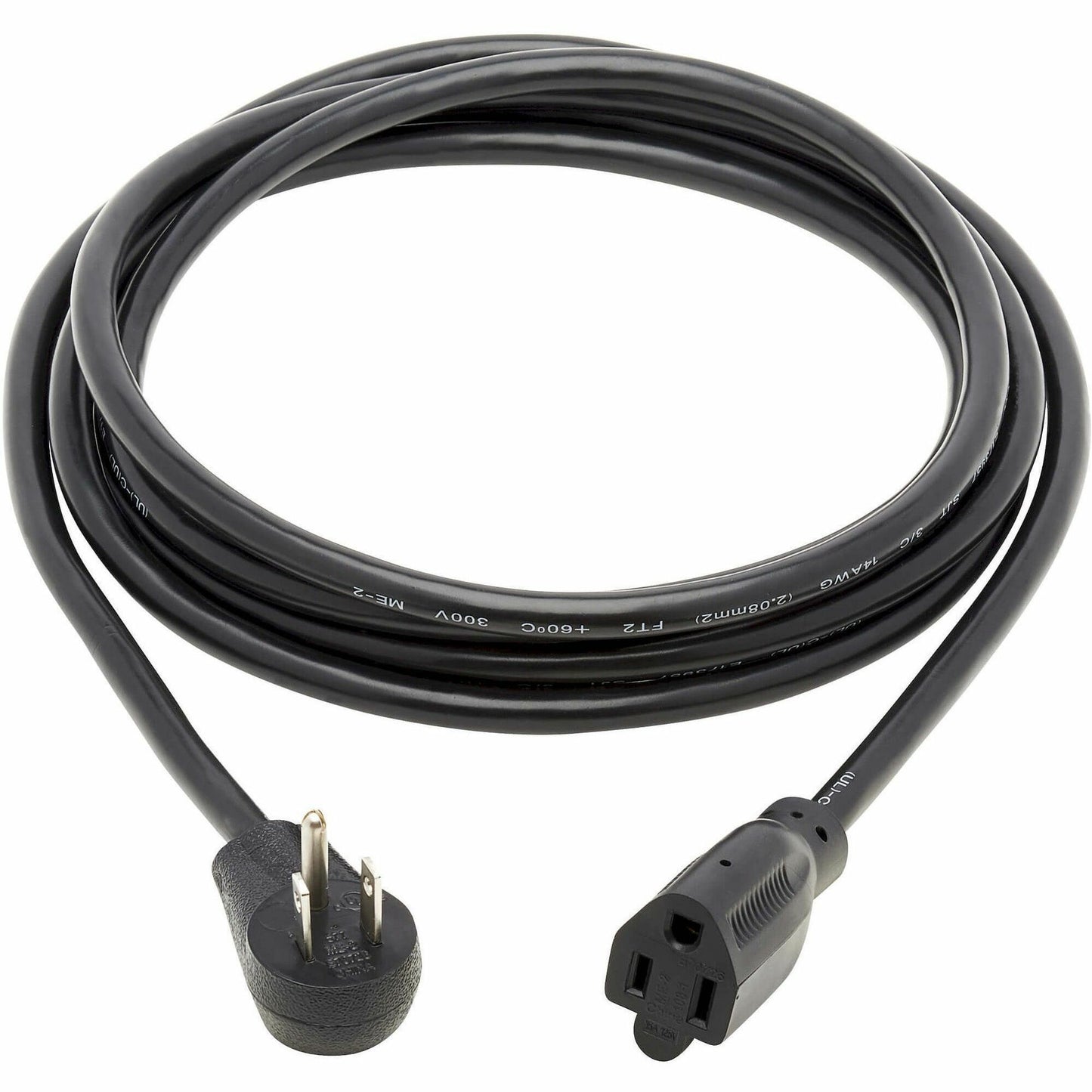 Eaton Tripp Lite Series Power Extension Cord, 10 ft. Heavy-Duty NEMA 5-15P to NEMA 5-15R - Black