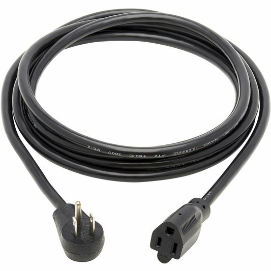Eaton Tripp Lite Series Power Extension Cord, 10 ft. Heavy-Duty NEMA 5-15P to NEMA 5-15R - Black