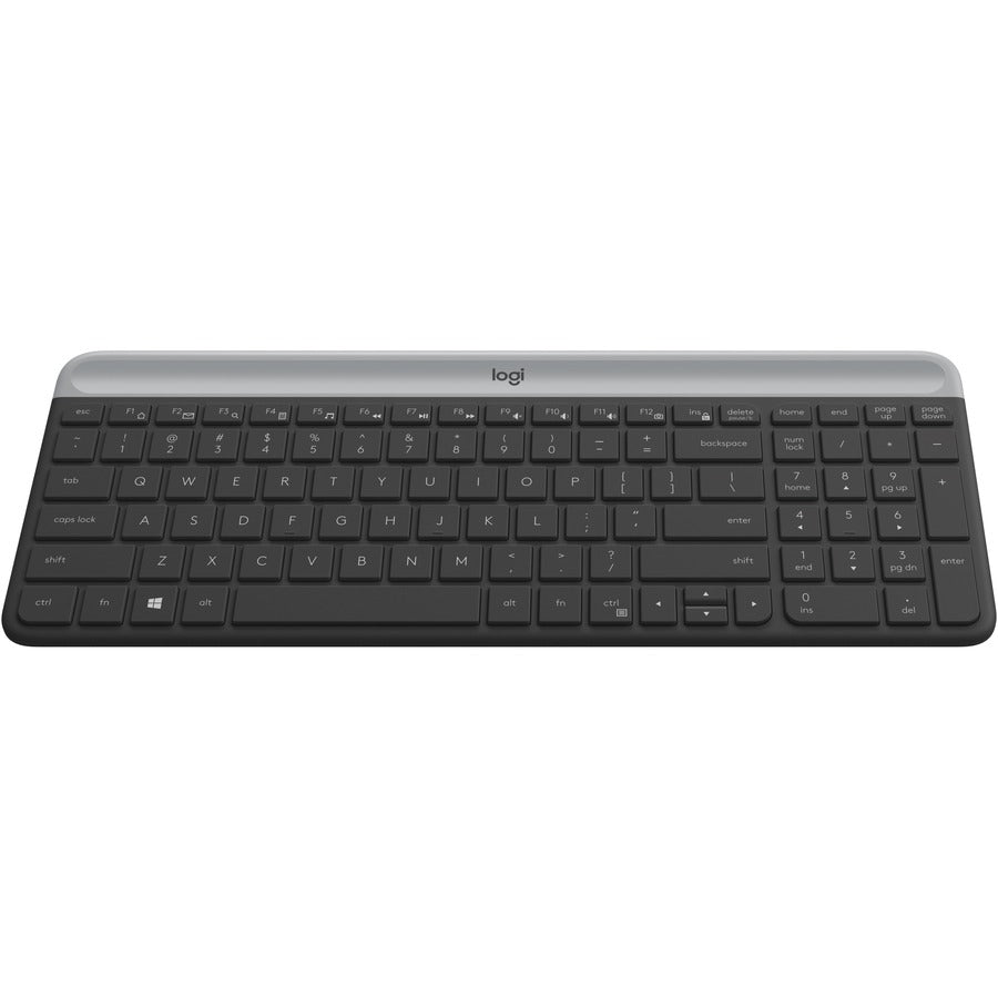 Logitech MK470 Slim Wireless Keyboard and Mouse Combo - Compact, Quiet, Modern Design in Graphite
