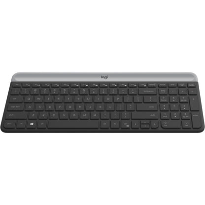 Logitech MK470 Slim Wireless Keyboard and Mouse Combo - Compact, Quiet, Modern Design in Graphite