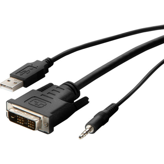 Belkin TAA DVI to HDMI/USB/AUD Combo Cable Kit, 6 ft – Secure KVM Connection with 4K Support