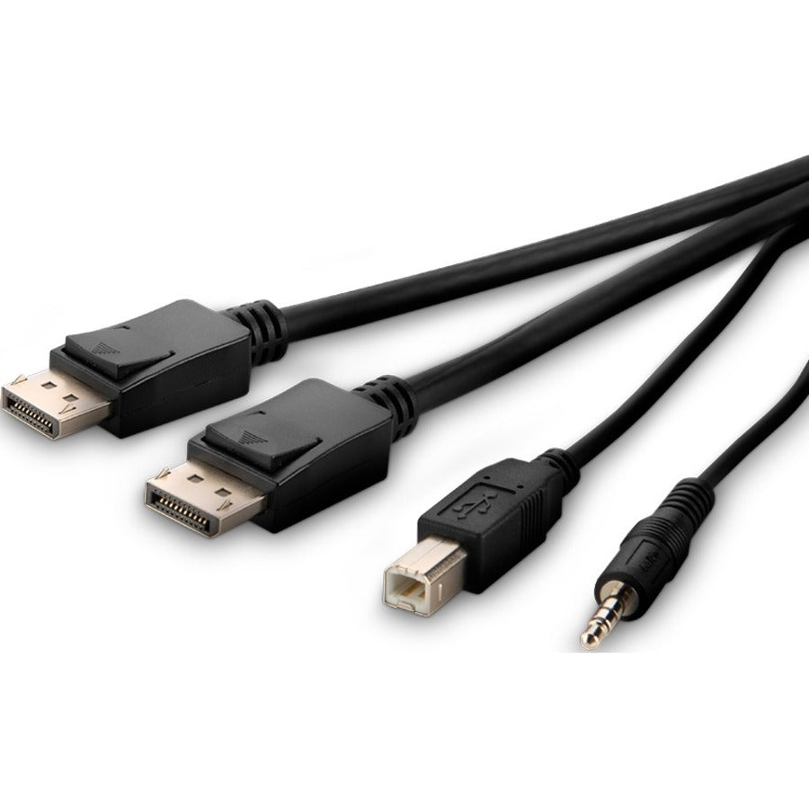 Belkin TAA Compliant 6 ft Mini DisplayPort to DisplayPort & USB Audio/Video Cable (Part Number: F1DN2CCBL-MP6T)