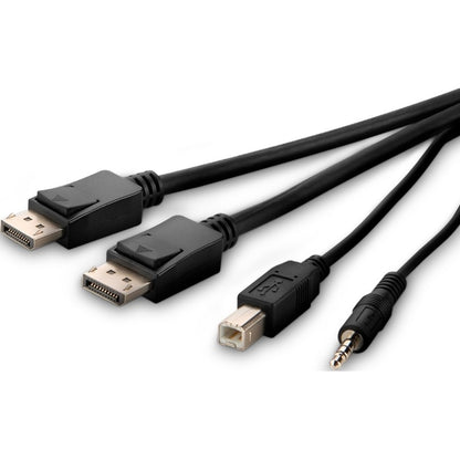 Belkin TAA Compliant 6 ft Mini DisplayPort to DisplayPort & USB Audio/Video Cable (Part Number: F1DN2CCBL-MP6T)