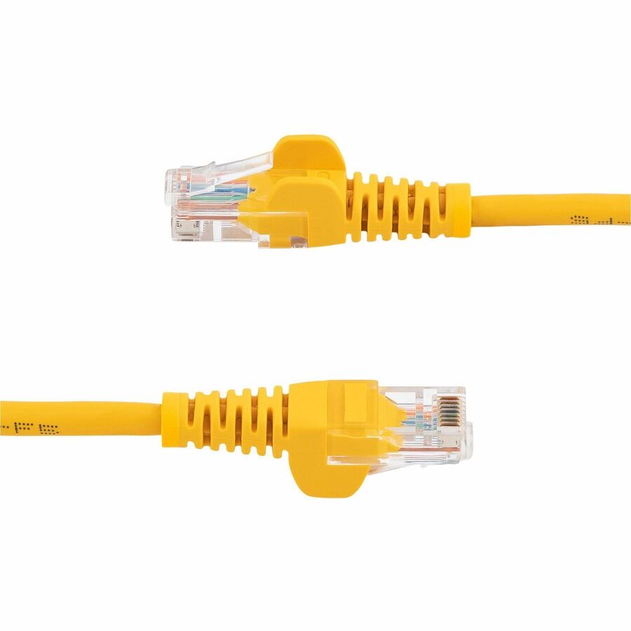 StarTech.com 15 ft Yellow Cat5e UTP Patch Cable with Snagless RJ45 Connectors and PoE Support