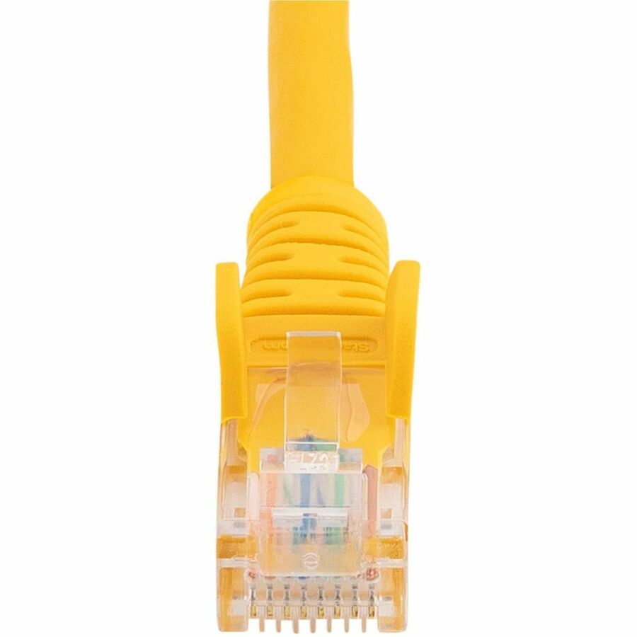 StarTech.com 15 ft Yellow Cat5e UTP Patch Cable with Snagless RJ45 Connectors and PoE Support