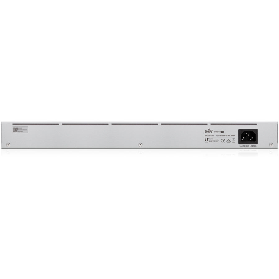 Ubiquiti UniFi USW-16-POE 16-Port Gigabit Managed Layer 2 Switch with PoE+ and SFP Ports