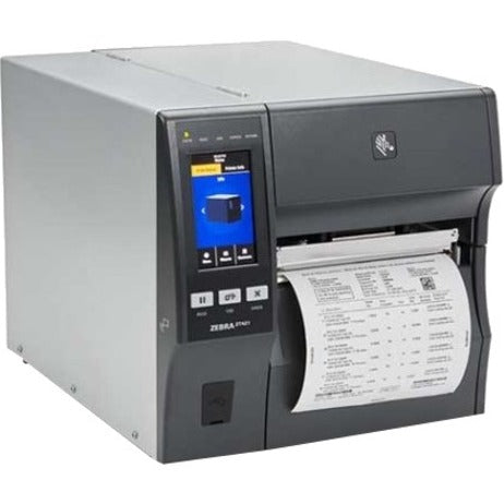 Zebra ZT421 Industrial Direct Thermal and Thermal Transfer Printer - High-Performance Label Printing with 6.6-Inch Max Print Width and 300 dpi Resolution