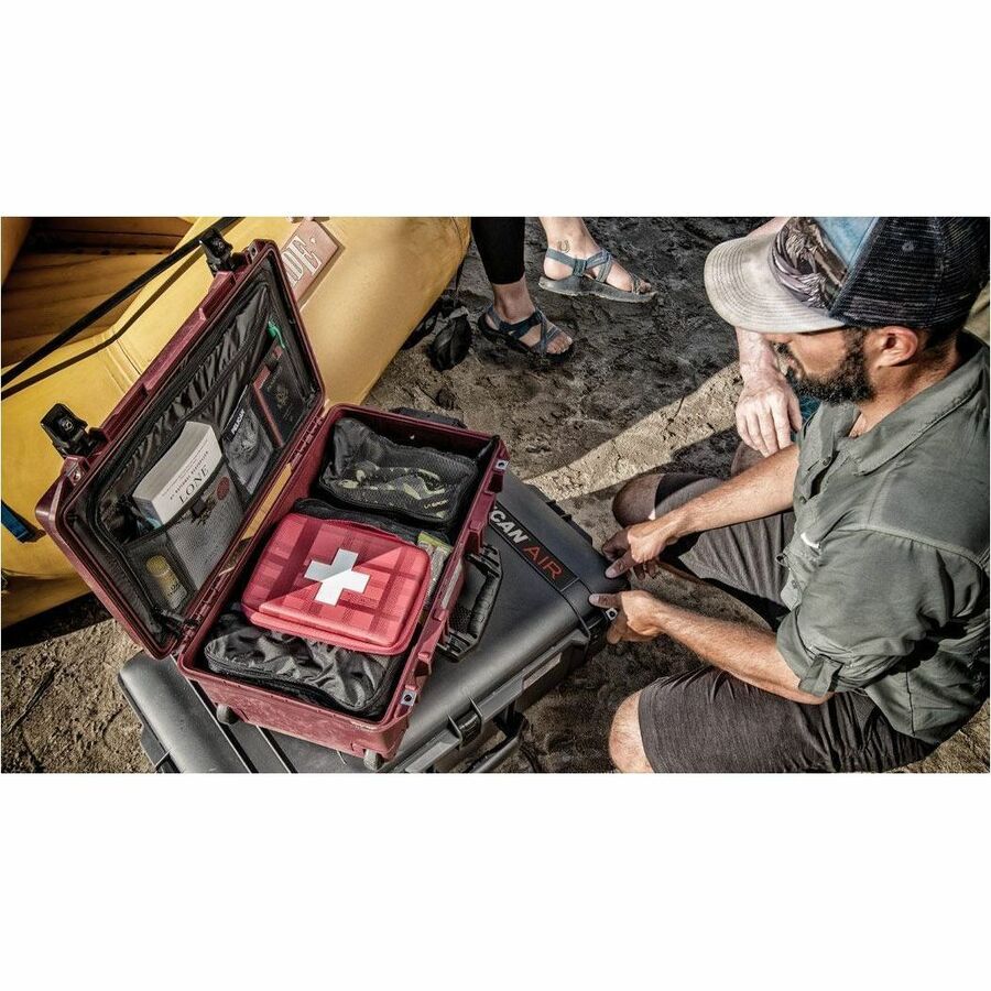 Pelican Air Case 1535TRVL Shipping Case – Waterproof, Crushproof Travel Luggage with TSA Lock and Easy Organization