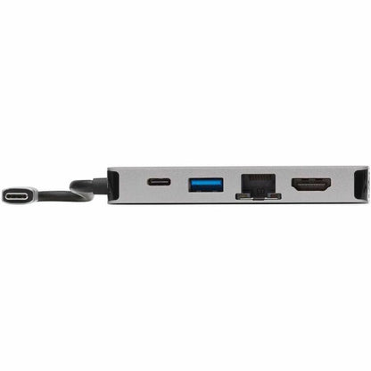 Eaton Tripp Lite Series U442-DOCK6-GY USB-C Docking Station with Dual 4K HDMI and Gigabit Ethernet