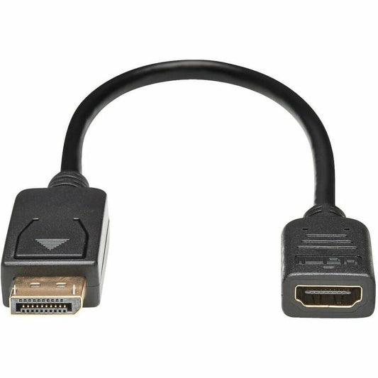 Eaton Tripp Lite Series DisplayPort to HDMI Adapter Converter, 1 ft. Black