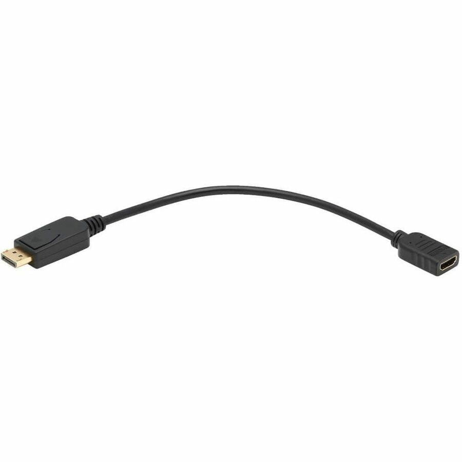 Eaton Tripp Lite Series DisplayPort to HDMI Adapter Converter, 1 ft. Black