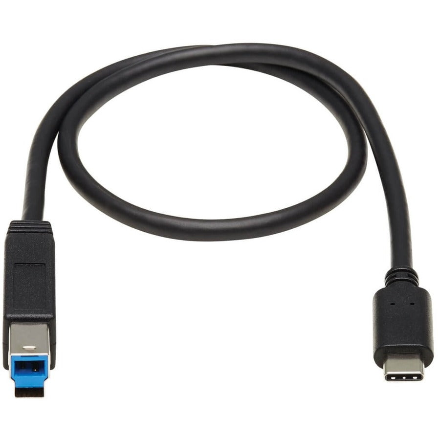 Eaton Tripp Lite Series USB-C to USB-B Cable (U422-20N-G2) - 20-Inch Data Transfer Cable for USB 3.1 Gen 2 Devices
