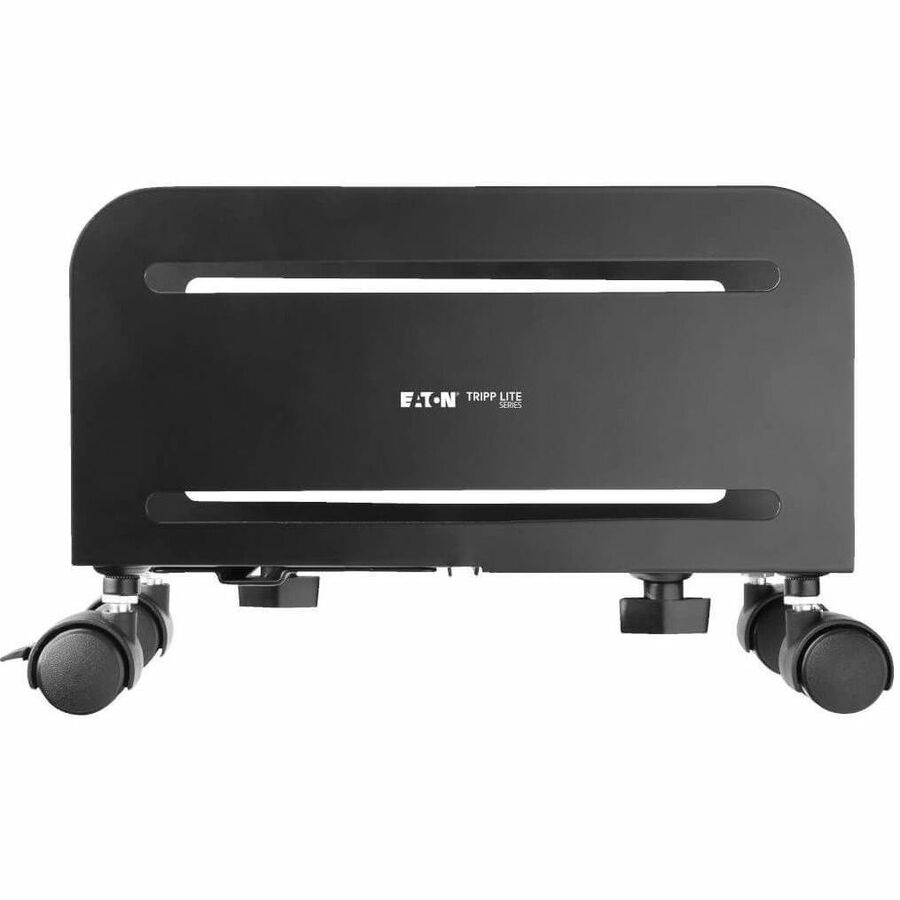 Eaton Tripp Lite Series Mobile CPU Caddy DCPU2 – Adjustable Width Computer Tower Stand with Locking Casters in Black
