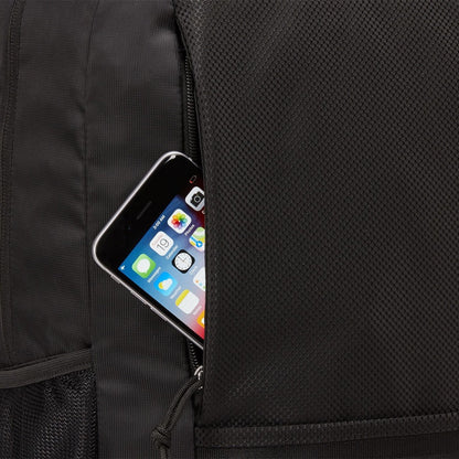 Case Logic Key Laptop Backpack - Black, Model KEYBP-1116 with Padded Laptop Compartment and Multiple Storage Features