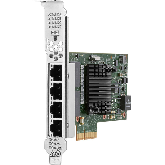 Hewlett Packard Enterprise P21106-B21 Ethernet 1Gb 4-Port Base-T I350-T4 Adapter